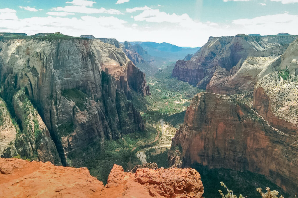 View of Zion National Park from Observation Point